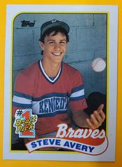 Steve Avery #784 Baseball Cards 1989 Topps Tiffany Prices