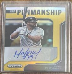 Jose Abreu [Gold Prizm] #PP-JA Baseball Cards 2022 Panini Prizm Pro Penmanship Autographs Prices