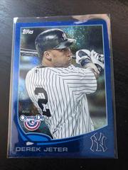 Derek Jeter [Blue] #150 Baseball Cards 2013 Topps Opening Day Prices