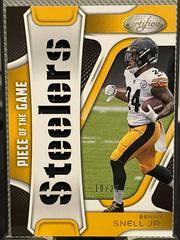 Benny Snell [Gold] #POG-BS Football Cards 2021 Panini Certified Piece of the Game Prices