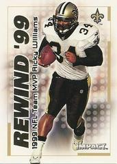 Ricky Williams Football Cards 2000 Skybox Impact Rewind '99 Prices