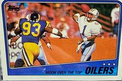 Oilers Team Leader [Moon Over the Top] #102 Football Cards 1988 Topps Prices