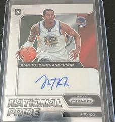 Juan Toscano Anderson Basketball Cards 2021 Panini Chronicles National Pride Signatures Prices