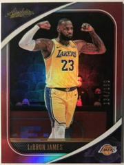 LeBron James [Red] Basketball Cards 2020 Panini Absolute Memorabilia Prices