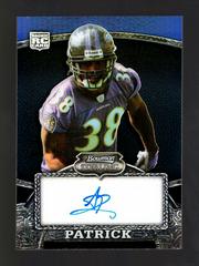 Allen Patrick [Autograph Black Refractor] #124 Football Cards 2008 Bowman Sterling Prices