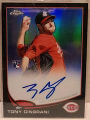 Tony Cingrani [Black Refractor] #171 Baseball Cards 2013 Topps Chrome Rookie Autograph Prices