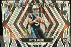 Bryce Young [White Shimmer] #FF-2 Football Cards 2023 Panini Phoenix Fire Forged Prices