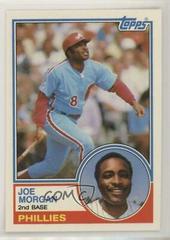Joe Morgan Baseball Cards 1983 Topps Traded Prices