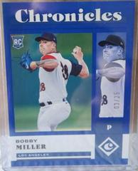 Bobby Miller [Blue] #1 Baseball Cards 2023 Panini Chronicles Prices