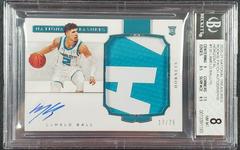 LaMelo Ball [Patch Autograph] Basketball Cards 2020 Panini National Treasures Prices