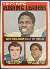 NFC Rushing Leaders [Brockngtn, Owens, Ellisn] Football Cards 1972 Topps Prices