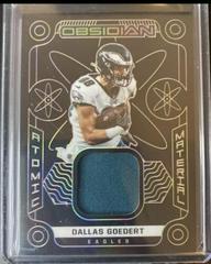Dallas Goedert #AM-DGO Football Cards 2022 Panini Obsidian Atomic Material Prices