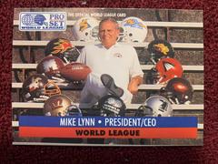 Mike Lynn Football Cards 1991 Pro Set Wlaf Inserts Prices