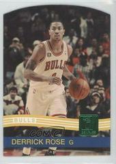 Derrick Rose [Emerald Die Cut] #37 Basketball Cards 2010 Donruss Prices