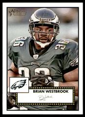 Brian Westbrook #70 Football Cards 2006 Topps Heritage Prices