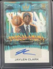 Jaylen Clark #40 Basketball Cards 2023 Panini Court Kings Fresh Paint Prices