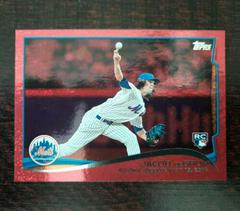 Jacob DeGrom [Red Hot Foil] #US57 Baseball Cards 2014 Topps Update Prices