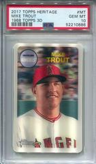 Mike Trout Baseball Cards 2017 Topps Heritage 1968 3D Prices