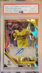 Jude Bellingham [Gold Lava Refractor] Soccer Cards 2021 Topps Chrome UEFA Champions League Autographs Prices