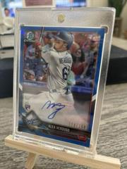 Alex Verdugo [Blue Refractor] Baseball Cards 2018 Bowman Chrome Rookie Autographs Prices