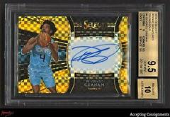 Devonte' Graham [Gold] #DGM Basketball Cards 2018 Panini Select Rookie Signatures Prices