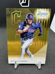 George Valera [Gold] Baseball Cards 2022 Bowman Sterling Tek Prices