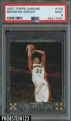 Brandan Wright #158 Basketball Cards 2007 Topps Chrome Prices