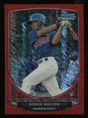 Byron Buxton [Red Refractor] #1 Baseball Cards 2013 Bowman Chrome Mini Prices