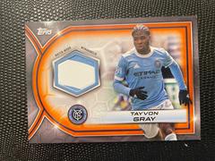 Tayvon Gray [Orange] #R-TG Soccer Cards 2023 Topps MLS Relics Prices