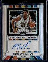 Metta World Peace #34 Basketball Cards 2022 Panini Contenders Optic All-Time Autograph Prices
