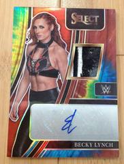 Becky Lynch [Tie Dye Prizm] Wrestling Cards 2022 Panini Select WWE Autograph Memorabilia Prices