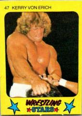 Kerry Von Erich #47 Wrestling Cards 1986 Monty Gum Wrestling Stars Prices