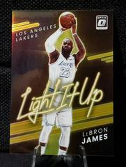 LeBron James [Gold] Basketball Cards 2021 Panini Donruss Optic Light It Up Prices