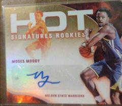 Moses Moody [Green] Basketball Cards 2021 Panini Hoops Hot Signatures Rookies Prices