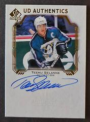 Teemu Selanne #UDA-TS Hockey Cards 2021 SP Authentic UD Autographs Prices