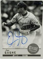 Eric Gagne [Autograph Black & White] #AS-EG Baseball Cards 2019 Topps Archives Snapshots Prices