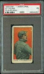 Cy Young [Cleveland] Baseball Cards 1909 E90-1 American Caramel Prices