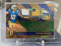 Justin Herbert [Rookie Jersey Autograph Triple Premium] #274 Football Cards 2020 Panini Gold Standard Prices