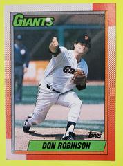 Don Robinson #217 Baseball Cards 1990 Topps Tiffany Prices