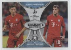 Philippe Coutinho, Robert Lewandowski #TS-LC Soccer Cards 2019 Topps Chrome UEFA Champions League Teammate Sensations Prices