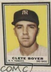 Clete Boyer Baseball Cards 1962 Topps Stamps Prices