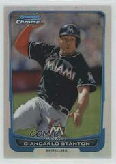 Giancarlo Stanton [Refractor] #5 Baseball Cards 2012 Bowman Chrome Prices