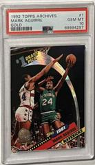 Mark Aguirre Gold Basketball Cards 1992 Topps Archives Prices