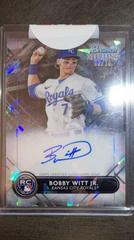 Bobby Witt Jr. [Black Atomic] #RA-BW Baseball Cards 2022 Bowman Sterling Rookie Autographs Prices