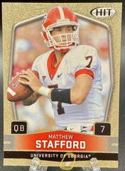 Matthew Stafford [Gold] #59 Football Cards 2009 Sage Hit Prices