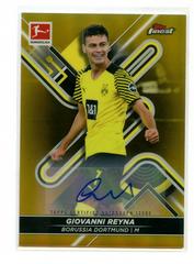 Giovanni Reyna [Gold] #BCA-GR Soccer Cards 2021 Topps Finest Bundesliga Autographs Prices