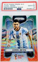 Lionel Messi [Orange Prizm] Soccer Cards 2018 Panini Prizm World Cup Prices