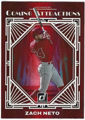 Zach Neto #CA13 Baseball Cards 2023 Panini Donruss Coming Attractions Prices