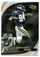 Randy Moss Football Cards 1999 UD Ionix Prices
