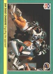 San Diego Chargers [Engulfing the Opponent] #48 Football Cards 1984 Fleer Team Action Prices